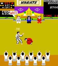 une photo d'Ã©cran de Karate Champ sur Arcade